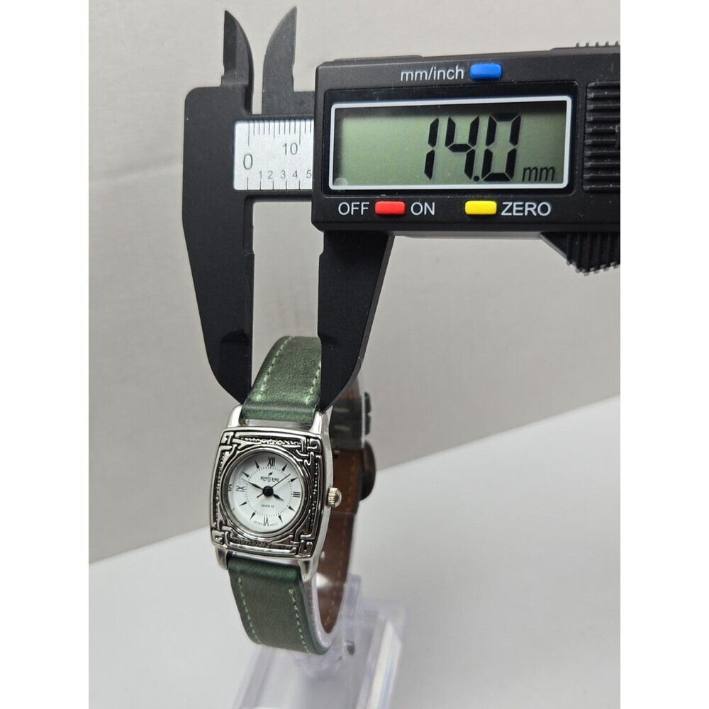 Peyote Bird Designs Santa Fe Womens Southwestern Green Leather Watch New Battery - Picture 6 of 12